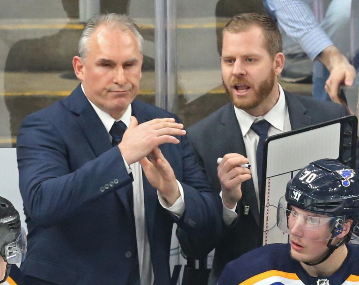 The Blues and Coyotes tangle at the Enterprise Center